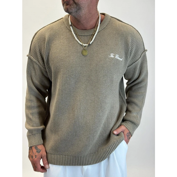 Sırt Nakışlı Kazak Bej