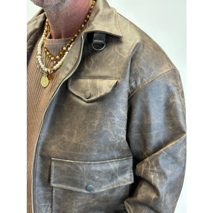 Special -1 Washing Pu Deri Mont Kahve