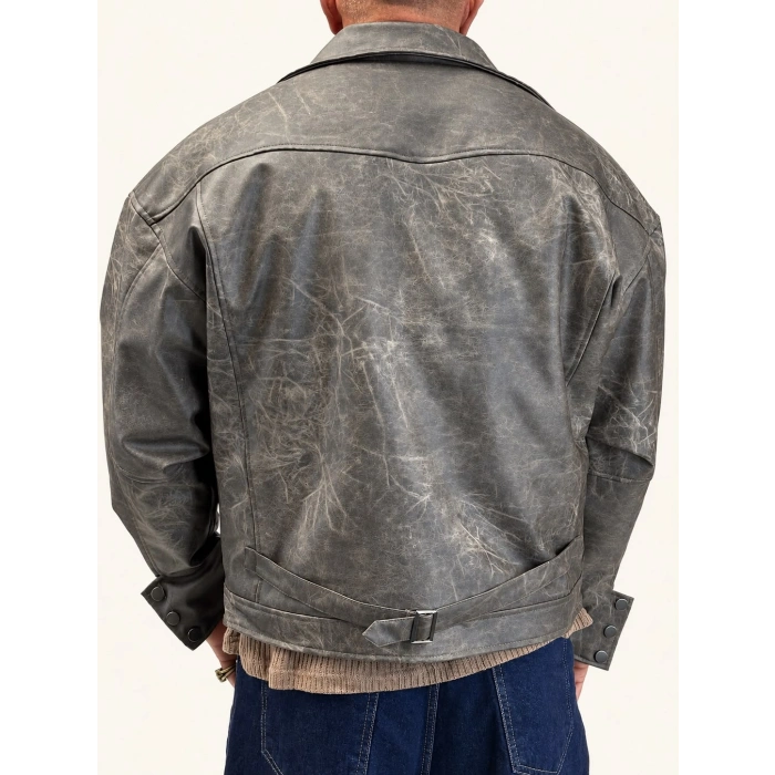 Special -1 Washing Pu Deri Mont Siyah