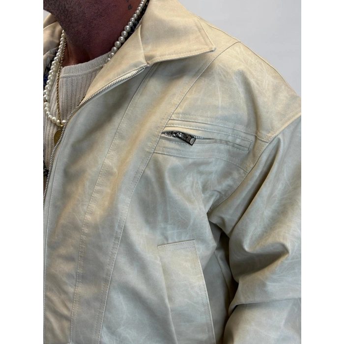 Special-3 Washing Effect Pu Deri Mont Bej