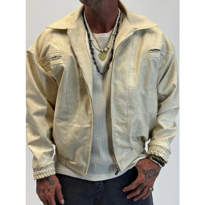 Special-3 Washing Effect Pu Deri Mont Bej