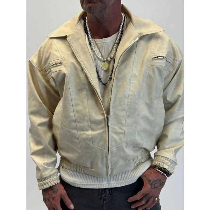 Special-3 Washing Effect Pu Deri Mont Bej