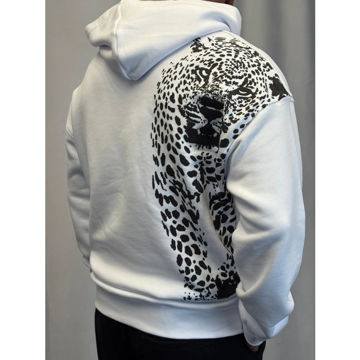 Tiger Hoodie Beyaz