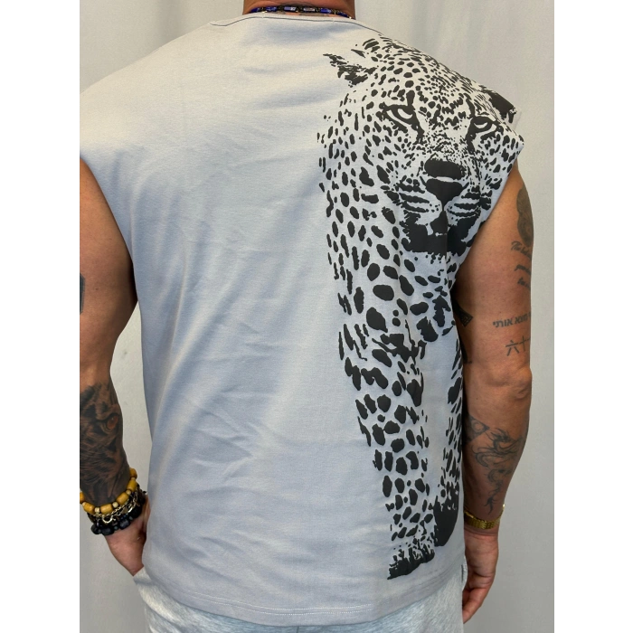 Tiger Kolsuz T-Shirt Gri