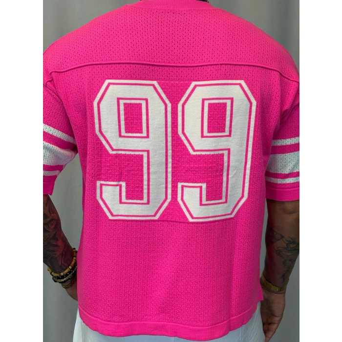 Triko American T-Shirt Pembe