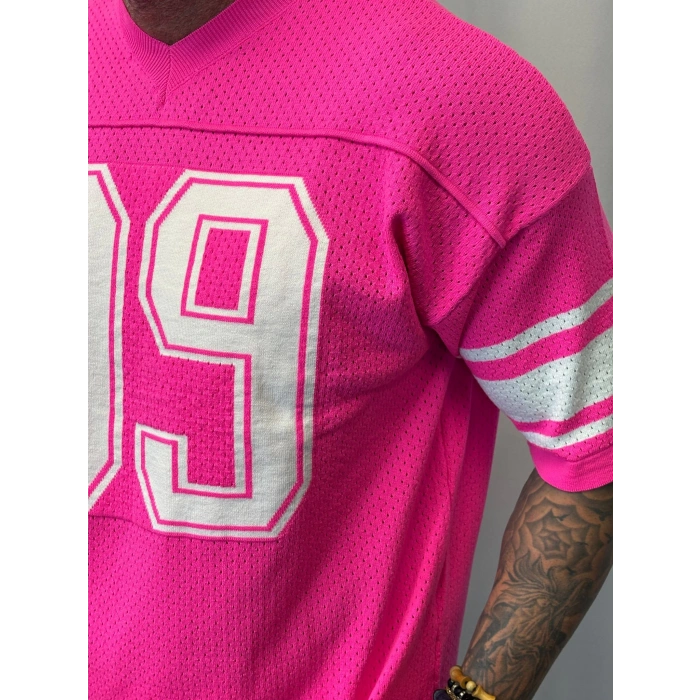 Triko American T-Shirt Pembe