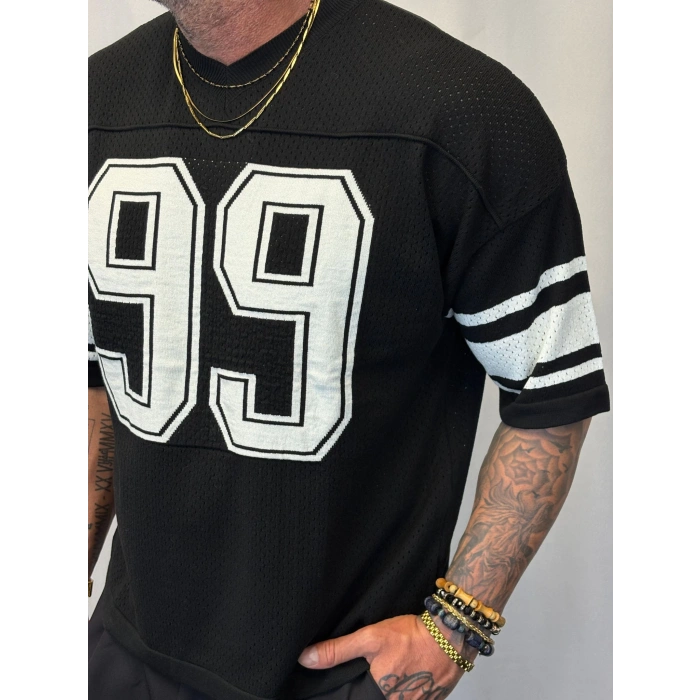 Triko American T-Shirt Siyah