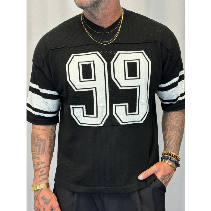 Triko American T-Shirt Siyah