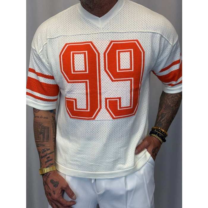 Triko American T-Shirt Turuncu