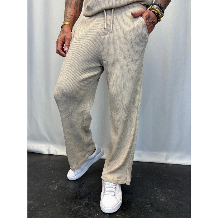 Triko Örme Takım Bej