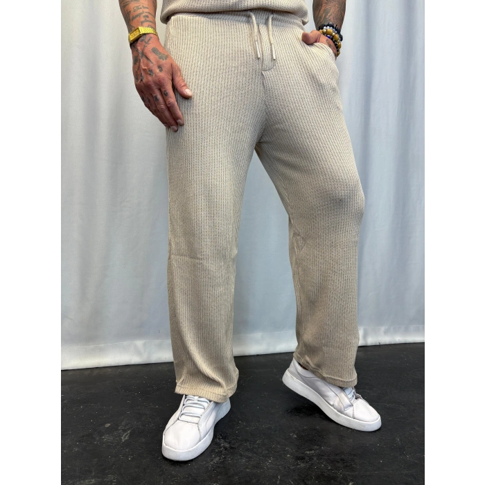 Triko Örme Takım Bej