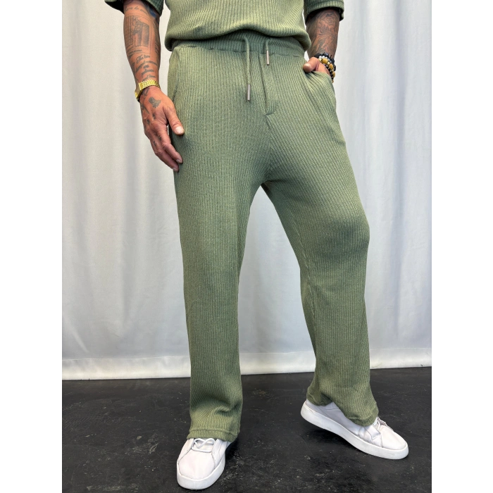 Triko Örme Takım Yeşil