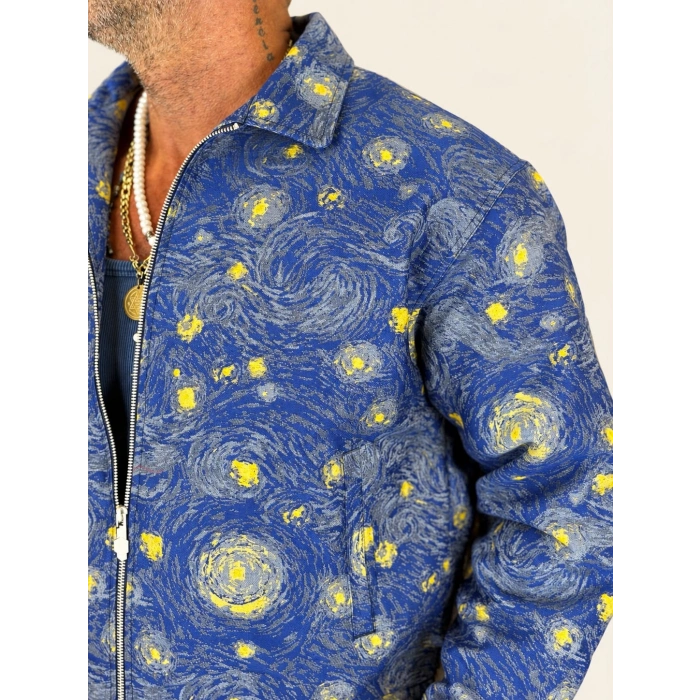 VAN GOGH Goblen Ceket Mavi