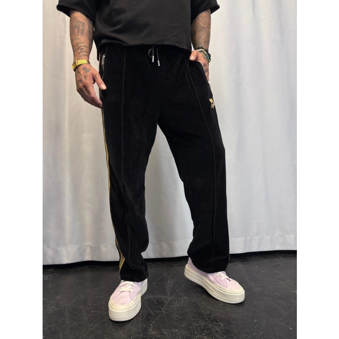 Velvet Kadife Eşofman Altı Siyah