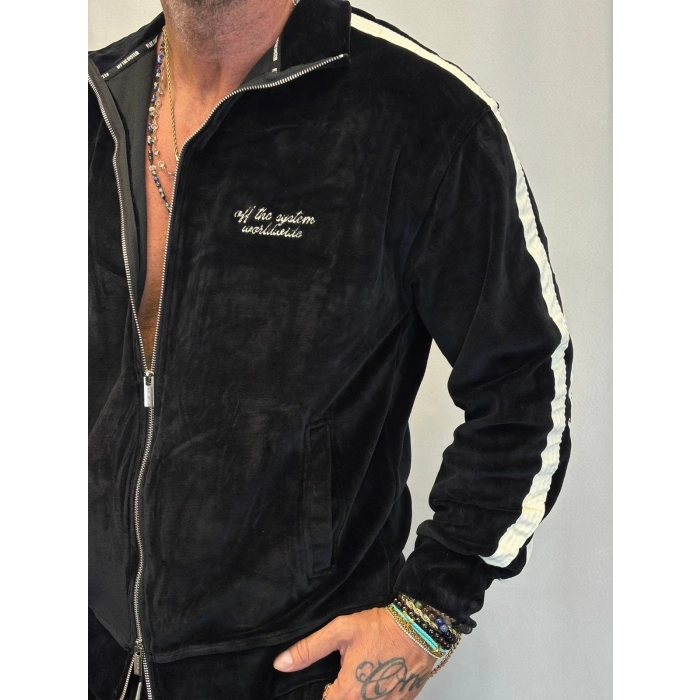 Velvet Kadife Eşofman Takım Siyah