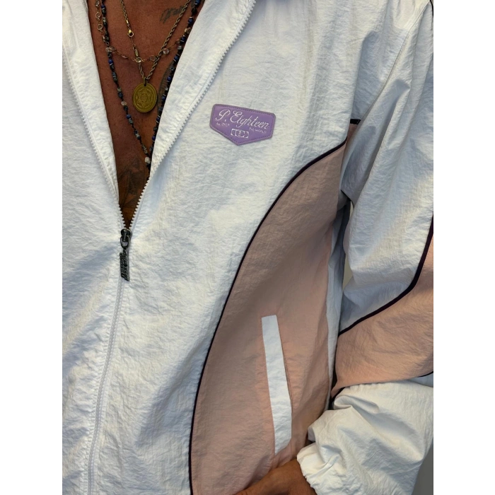 Vintage Crinkle Takım Beyaz