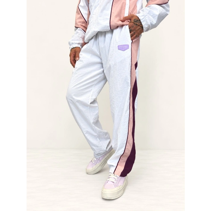 80s Vintage Crinkle Takım Beyaz