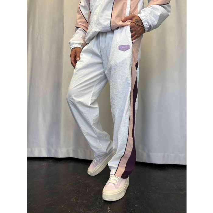 Vintage Crinkle Takım Beyaz