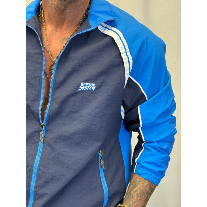 Vintage Şerit Detaylı Takım Lacivert