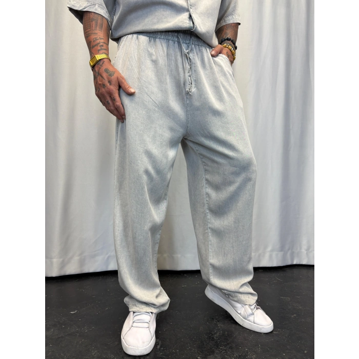 Yıkamalı Tensel Takım Gri