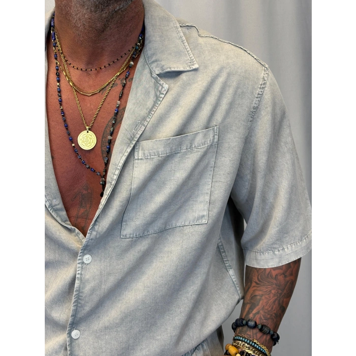 Yıkamalı Tensel Takım Gri