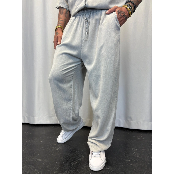 Yıkamalı Tensel Takım Gri