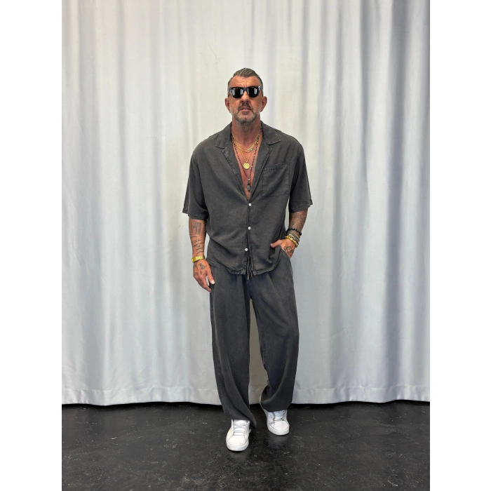 Yıkamalı Tensel Takım Füme