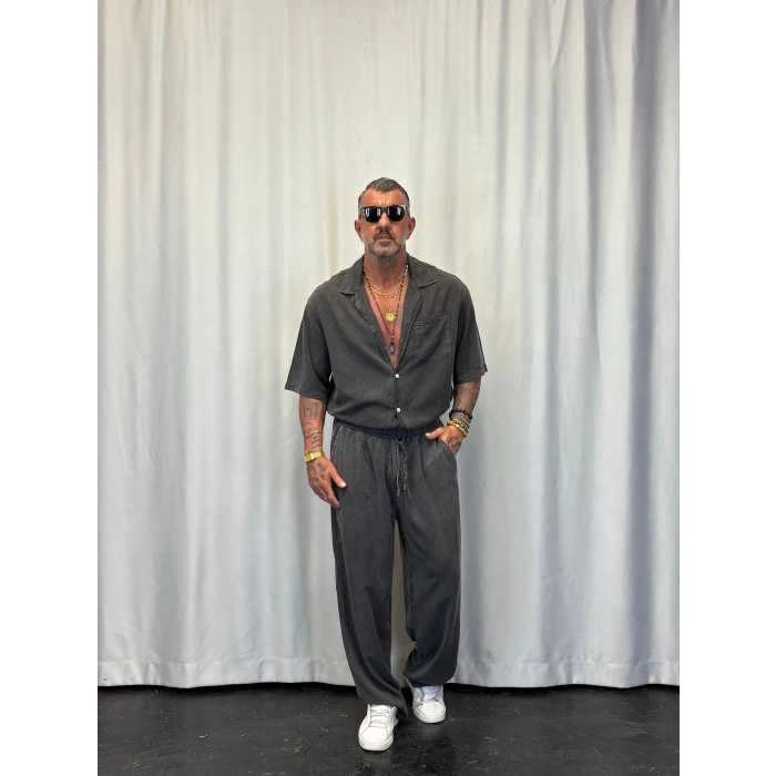 Yıkamalı Tensel Takım Füme