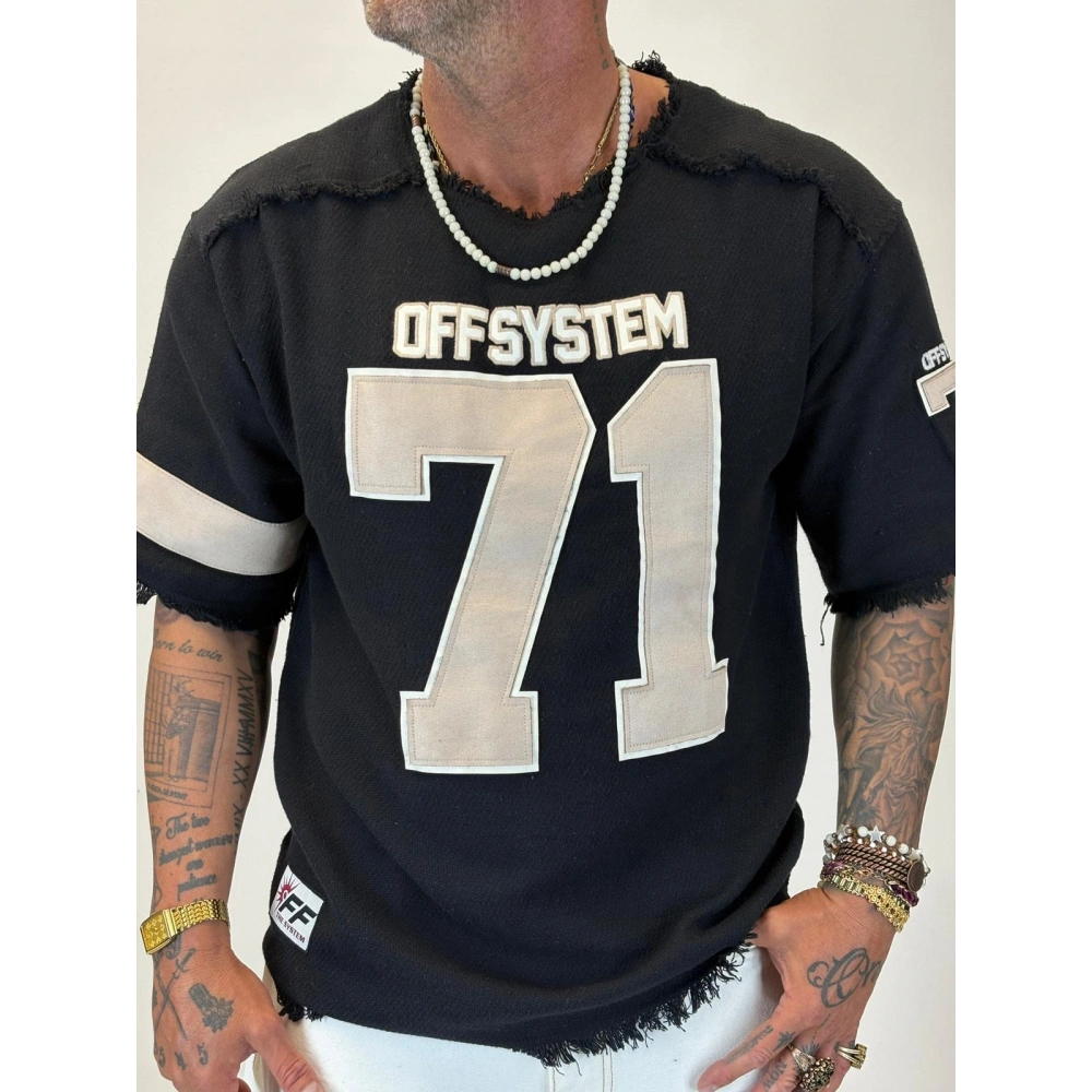 Hasır 71 Aplikeli T-Shirt Siyah