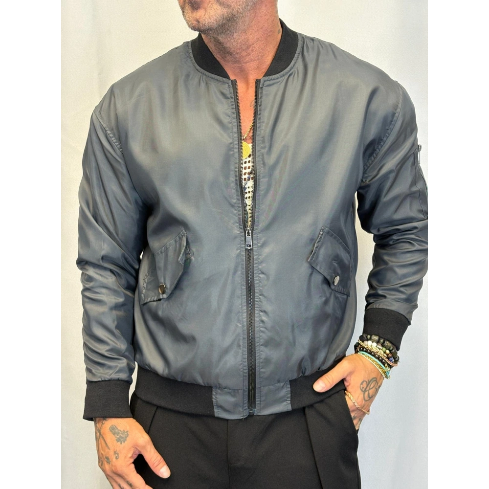 Bomber Yazlık Mont Gri
