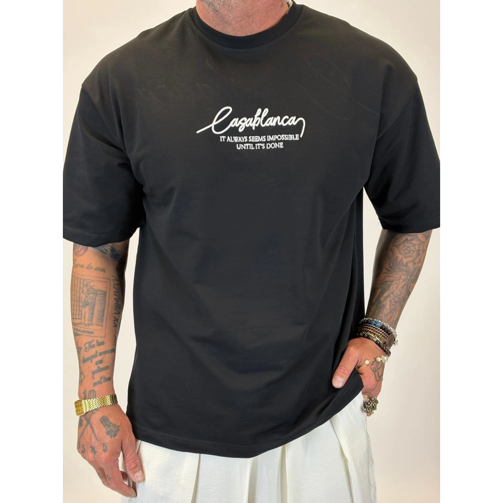 Casablanca T-shirt Siyah