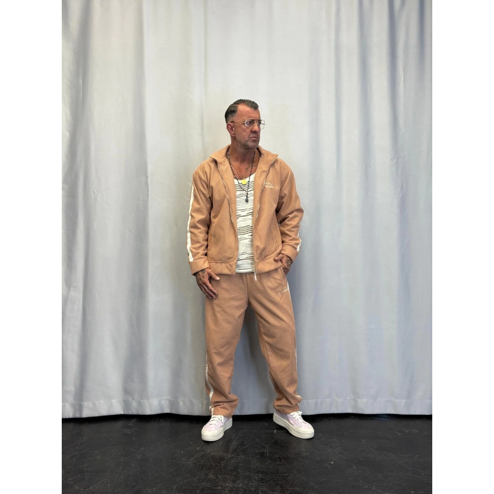 Crocodile Fur Takım Gül Kurusu
