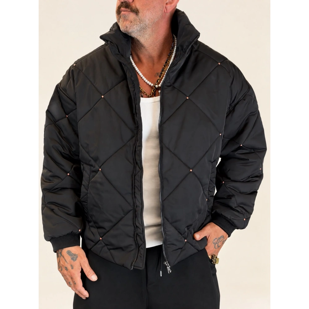 Red Diamond Puffer Mont Siyah