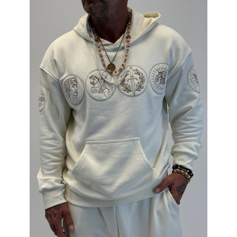 Rome Icon Hoodie Beyaz