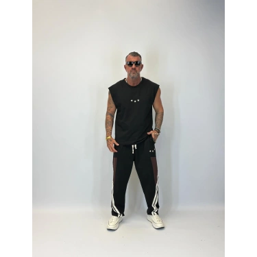 3 Stars Kolsuz Takım Siyah