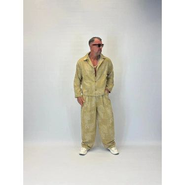 Shawl Patern Takım Hardal