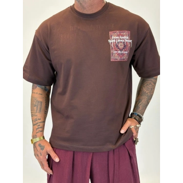 Antik Tiger T-shirt Kahverengi