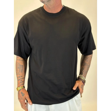 Basic Oversize T-shirt Siyah