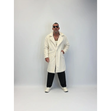 CAPO Çift Düğme Kaban Ekru