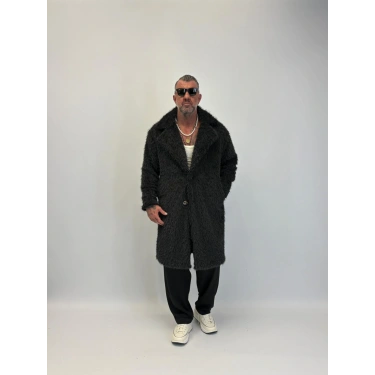 CAPO Çift Düğme Kaban Siyah