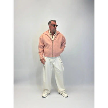 CAPO Kürklü Mont Pembe