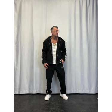 Crocodile Fur Takım Siyah