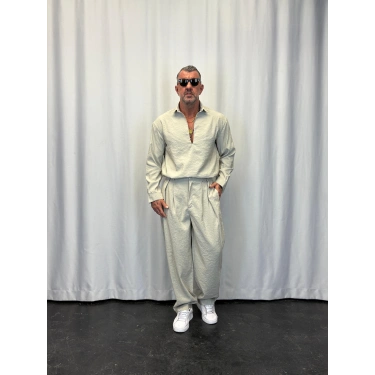 Modal 3 Düğmeli Takım Bej