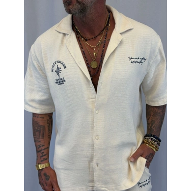 Pamuk Hasır Yıkamalı Takım Beyaz