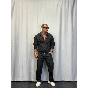 Powder Şerit Detaylı Takım Siyah