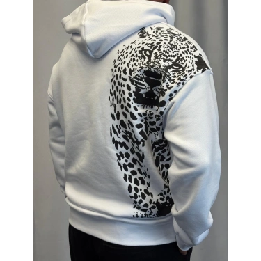 Tiger Hoodie Beyaz