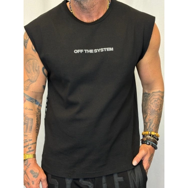 Tiger Kolsuz T-Shirt Siyah