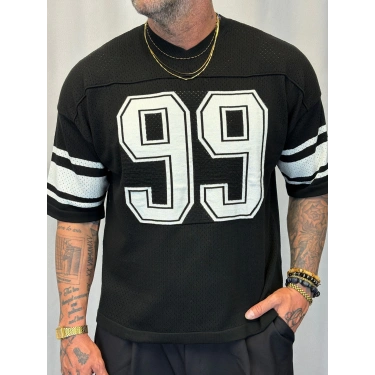 Triko American T-Shirt Siyah