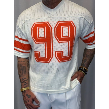 Triko American T-Shirt Turuncu