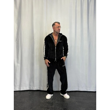 Velvet Kadife Eşofman Takım Siyah